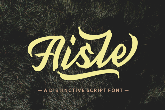 Aisle: A Timeless Script Font for Editorial Design