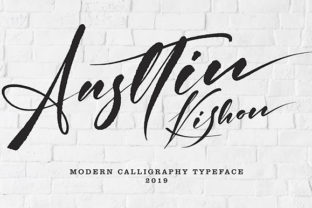 Ansttin Kishon: A Script Font with Character for Editorial Design