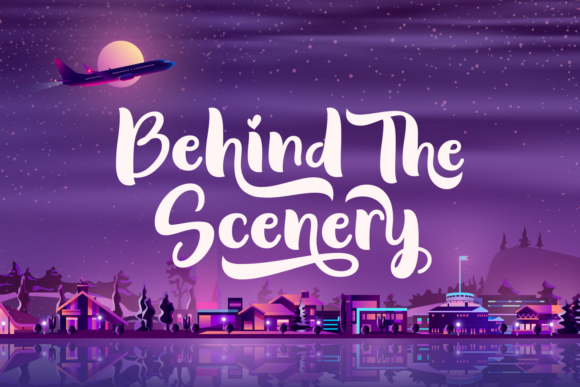 Behind the Scenery: A Font for Whimsy and Editorial Elegance