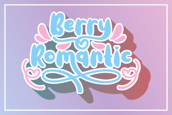 Berry Romantic Font Review: A Playful Twist on Handwritten Style