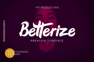 Betterize: A Bold Font for Crafters and Product Creators