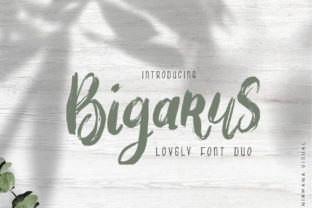 Bigarus: A Bold Handwritten Font for Digital Design
