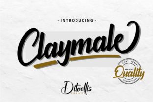 Claymale: A Handwritten Font for Editorial Design