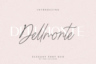 Dellmonte Duo: A Font That Breathes Life Into Your Creations