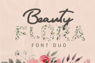 Flora Duo: A Nature-Inspired Display Typeface for Digital Branding