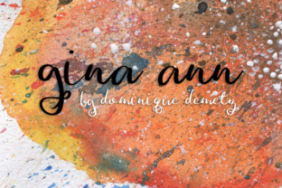 Gina Ann: A Bold Script Font for Dynamic Digital Campaigns