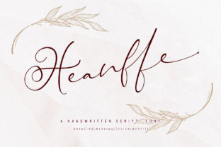 Heanffe: A Script Font That Elevates Campaign Design
