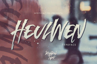Heulwen: A Bold Handwritten Font for Editorial Design