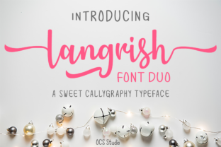 Langrish Duo: The Font That Elevates Your Campaigns