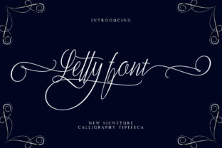 Letty: A Script Font for Editorial Design Excellence