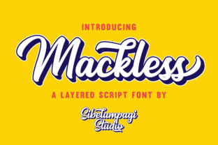 Mackless: A Bold Script Font for Standout Digital Design