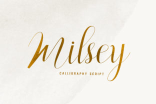 Milsey: A Handwritten Font for Elegant Craft Projects
