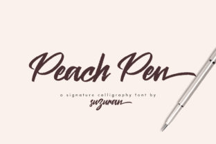 Peach Pen: A Script Font for Elegant Web Design
