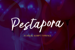 Pestapora: A Cheerful Handwritten Font for Digital Branding