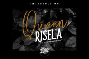 Queen Risela: A Handwritten Font That Holds Its Own in Fast-Scrolling Campaigns