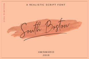 South Boston: A Font That Breathes Life into Handmade Creations